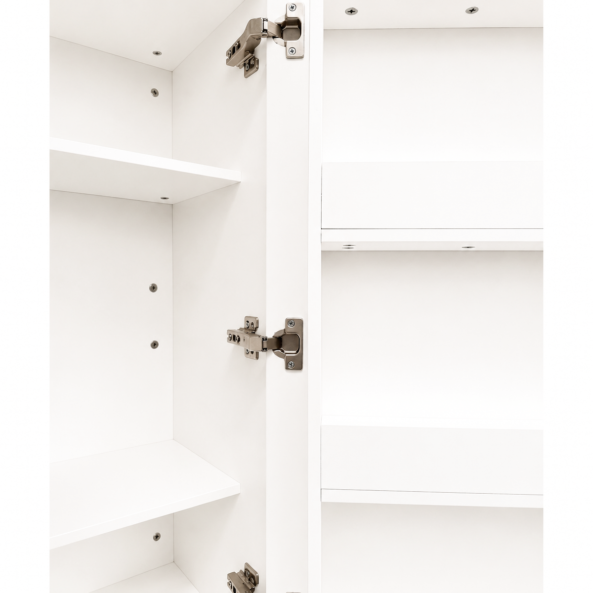 White Corner Kitchen Pantry Cabinet