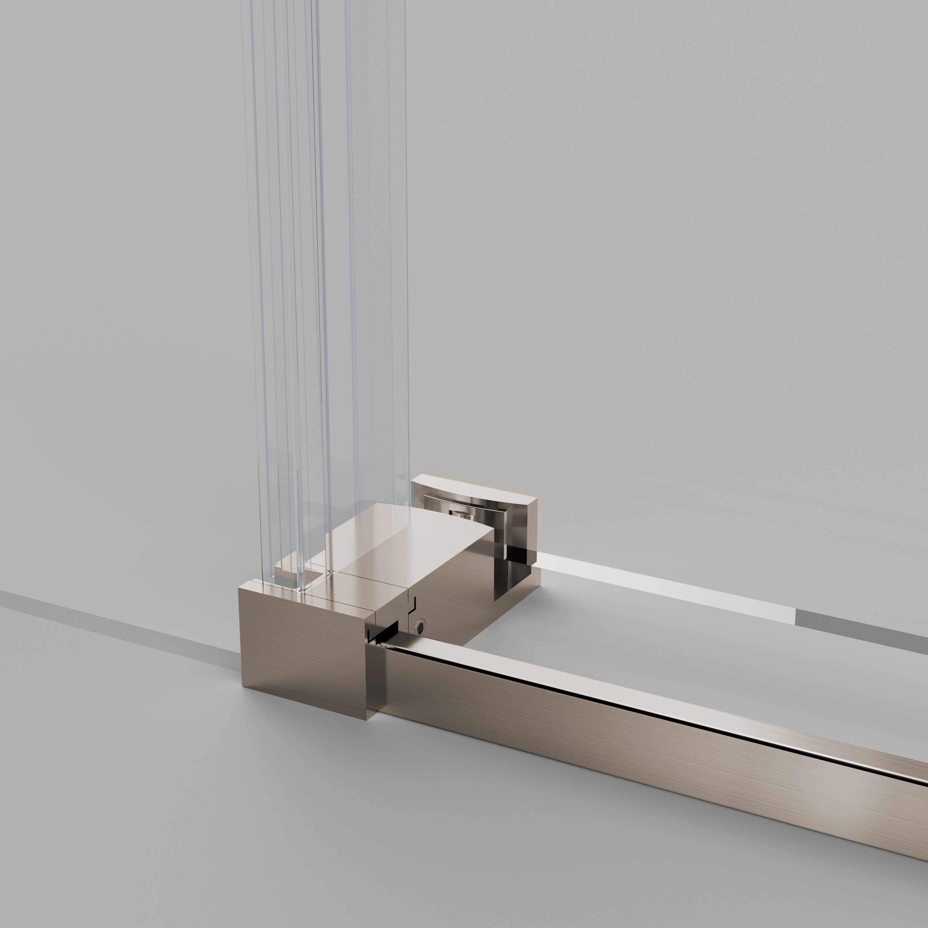 Frameless Shower Door with Premium Tempered Glass