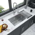 Undermount Kitchen Sink - 30"x19" Stainless Steel 16 Gauge Deep Single Bowl