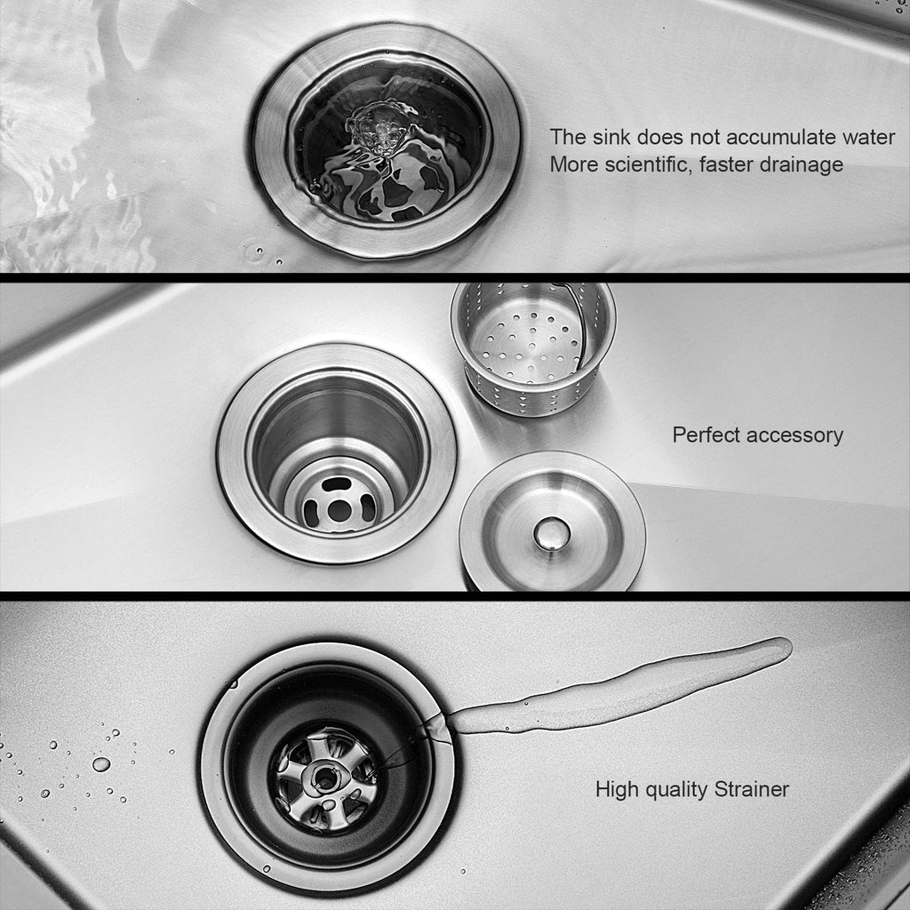 15 Inch Undermount Sink - Stainless Steel Kitchen Sink