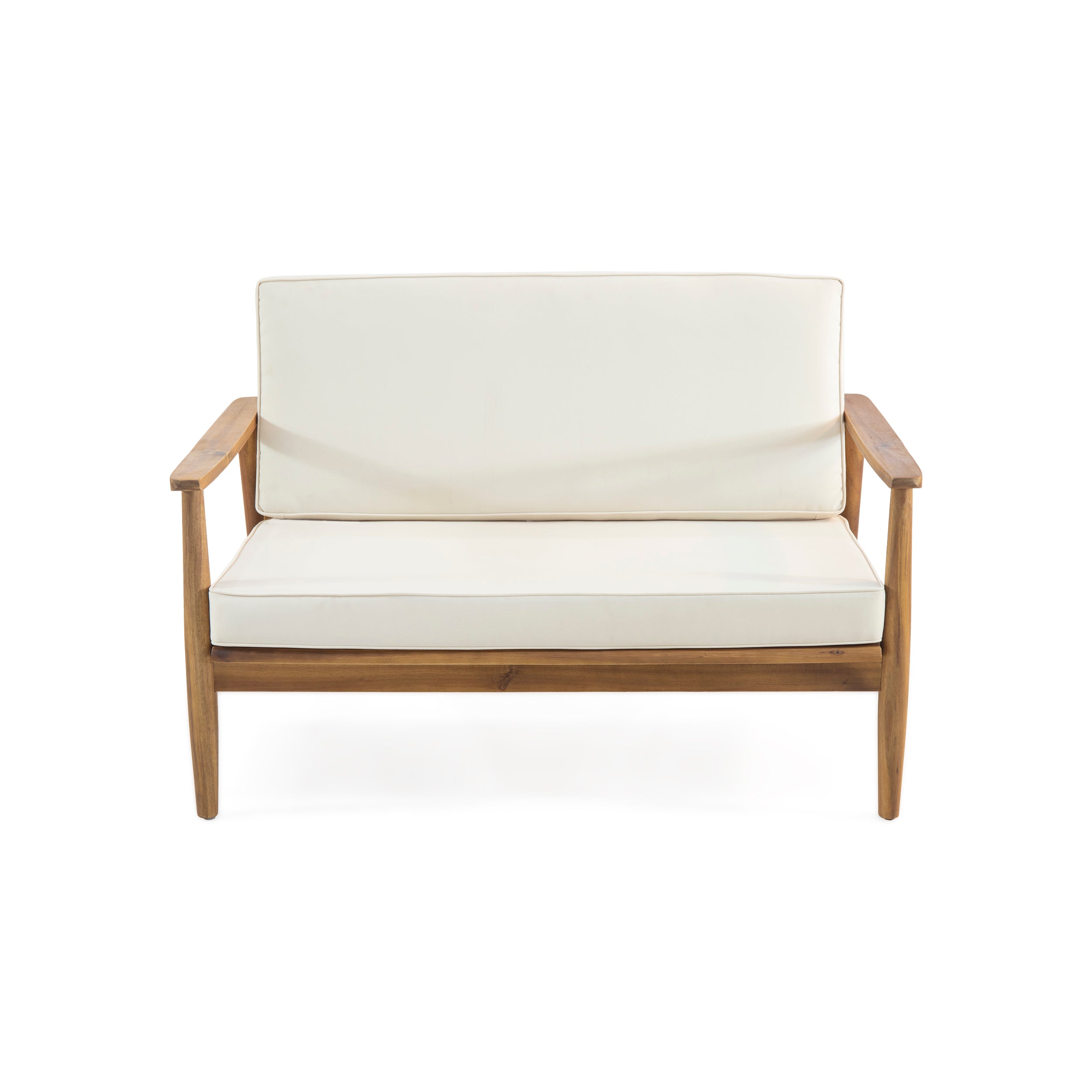 Patio Loveseat and Coffee Table Set with Cushions