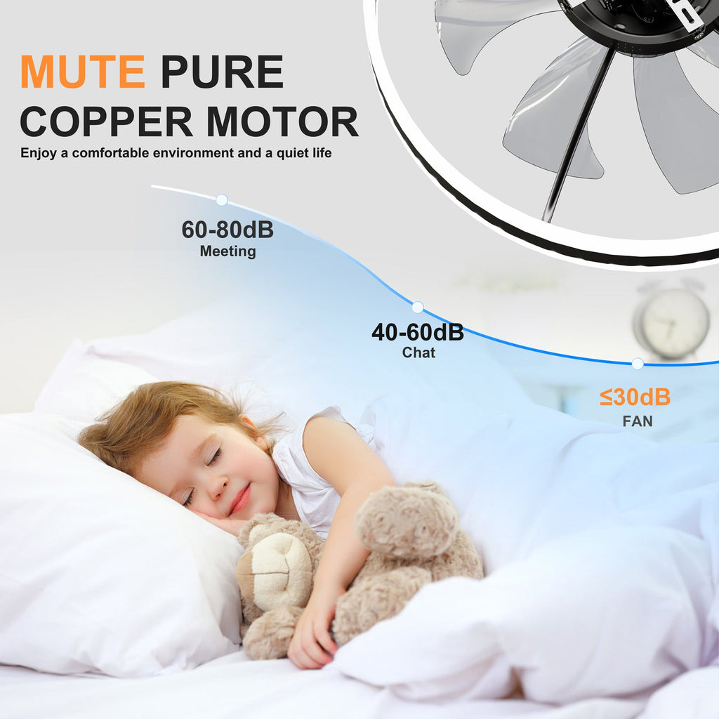 Smart Ceiling Fan with LED Light