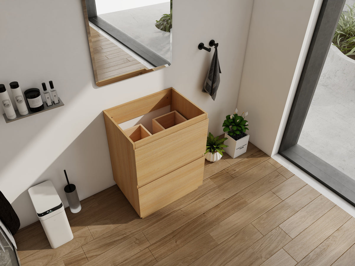 24" Bathroom Vanity with Double Drawer