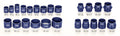 HKS Silicon-hose Purple 70-80 L60 1803-SA041