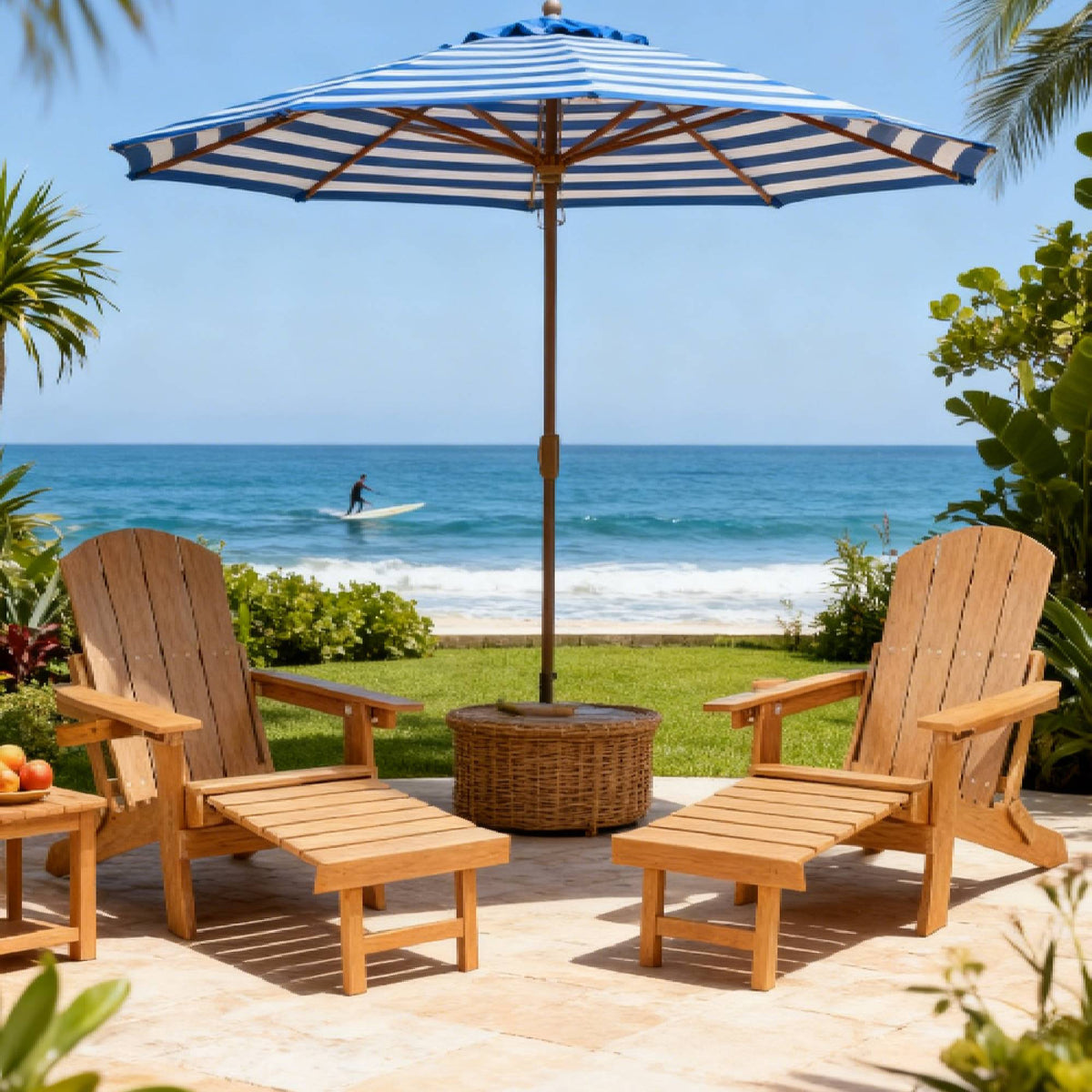 2-Piece All-Season Outdoor Lounge Chairs