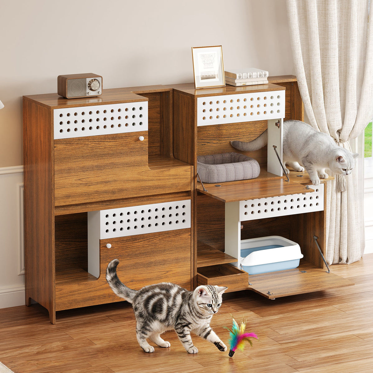 Modern 2 in 1 Cat Furniture Set