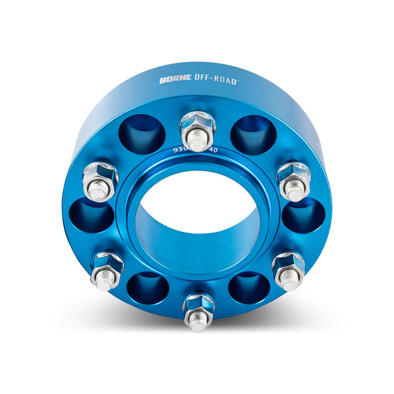 Borne Off-Road Wheel Spacers 5x150 110.1 50 M14 Blue BNWS-010-500BL