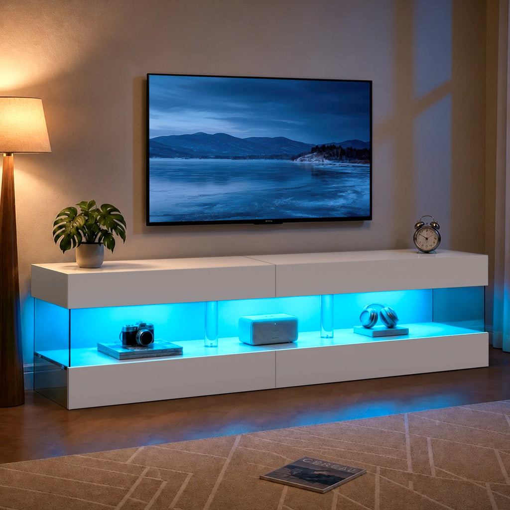 TV Stand for 70 Inch TV - Entertainment Center