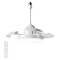 Bulb-Type Small Size Ceiling Fan With Retractable Blades