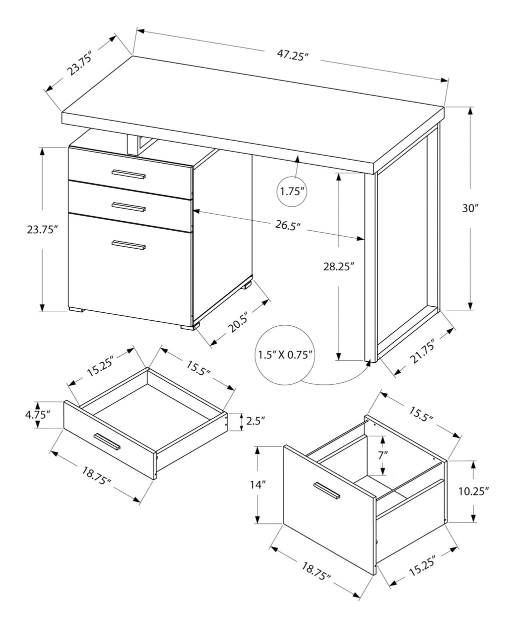 Computer Desk for Home Office
