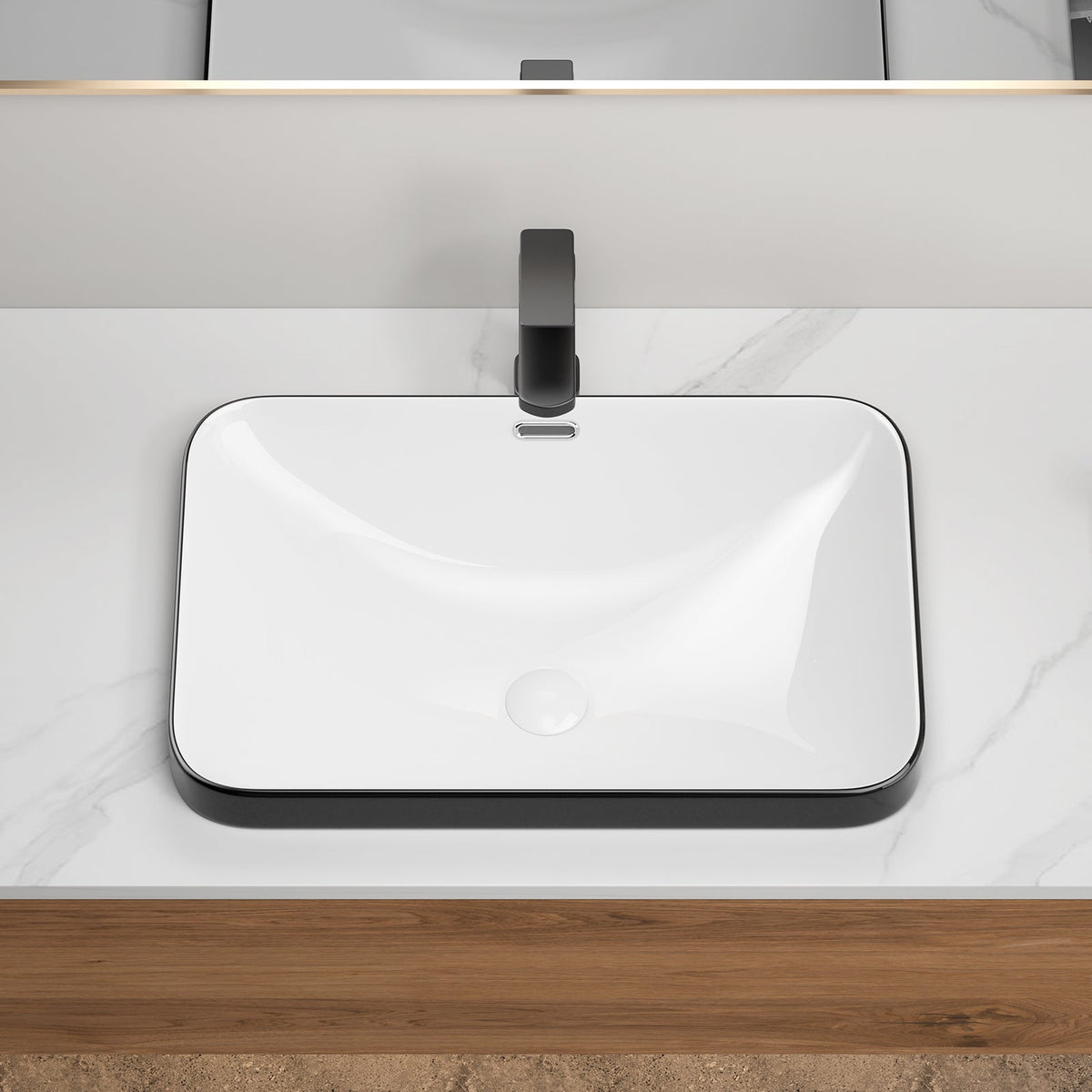 Ceramic Undermount Bathroom Sink
