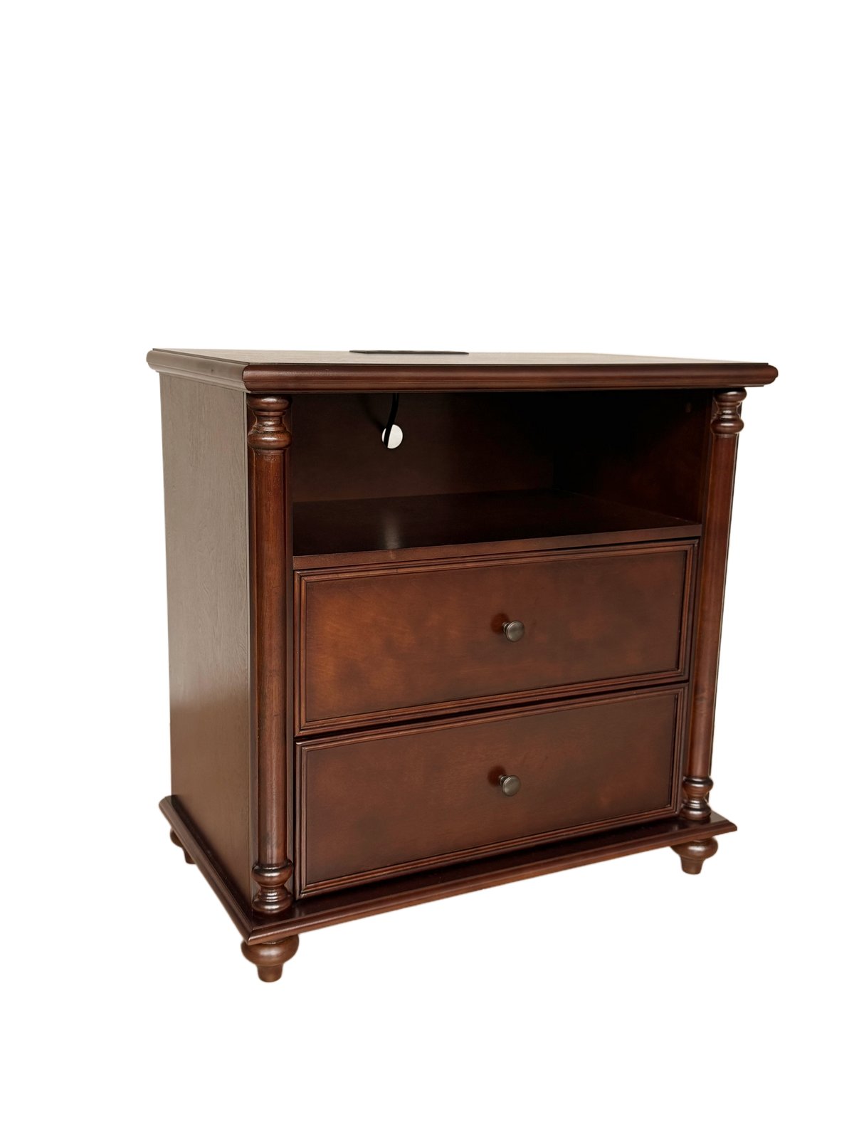 28" Nightstand with Charging Station