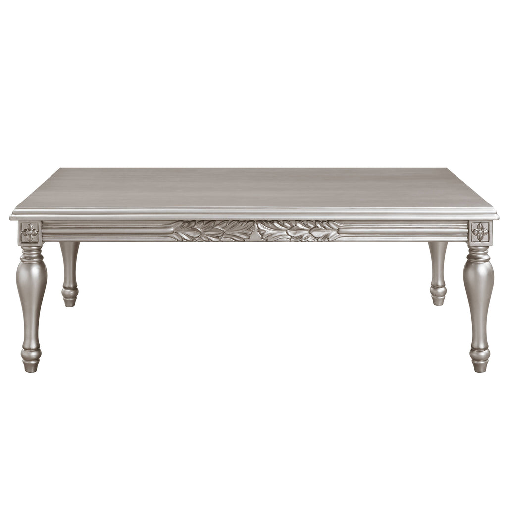 Pelumi Platinum Finish Coffee Table