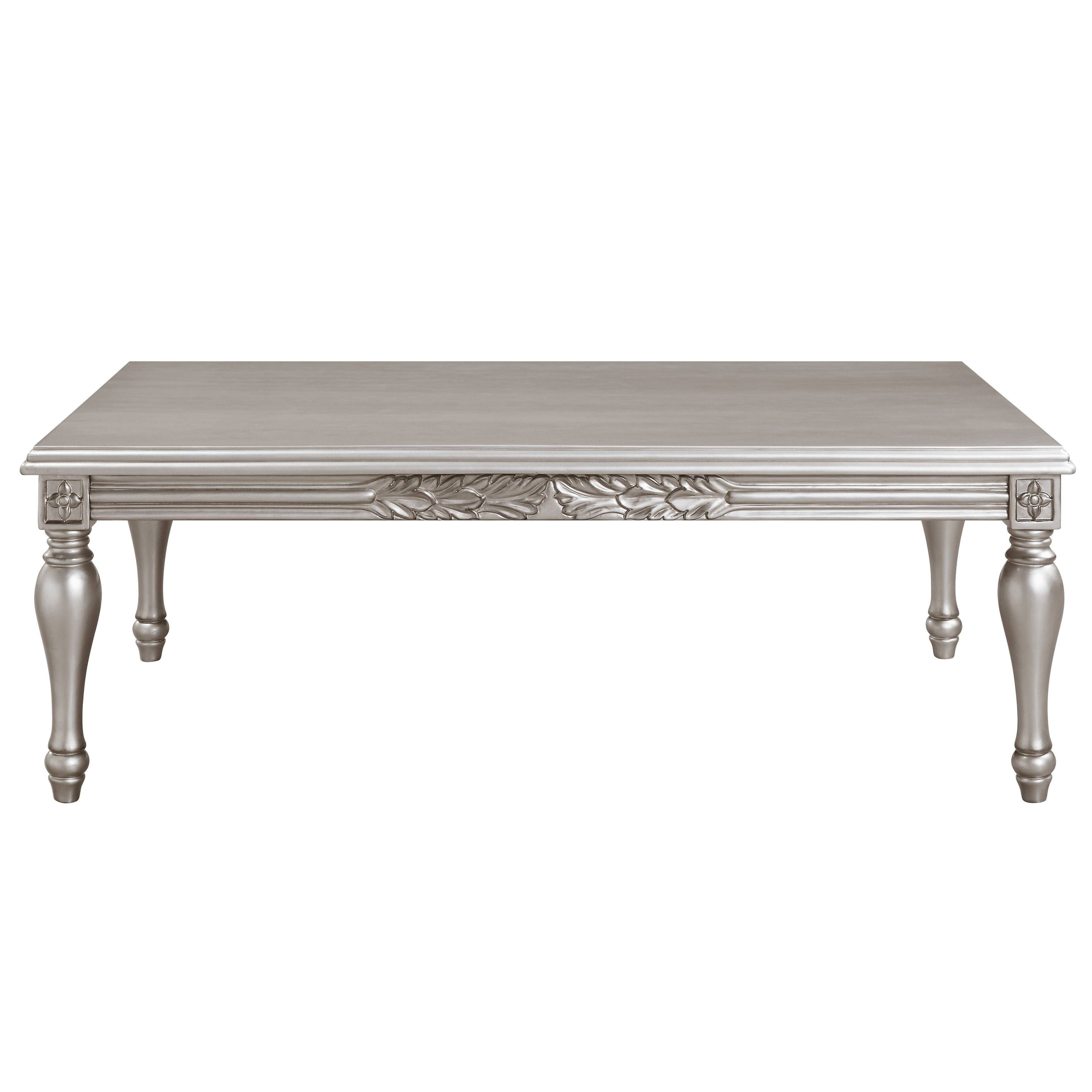 Pelumi Platinum Finish Coffee Table