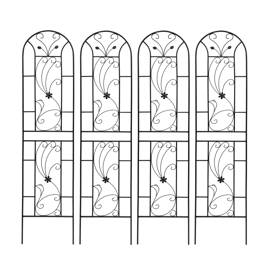 4 Pack Metal Garden Trellis