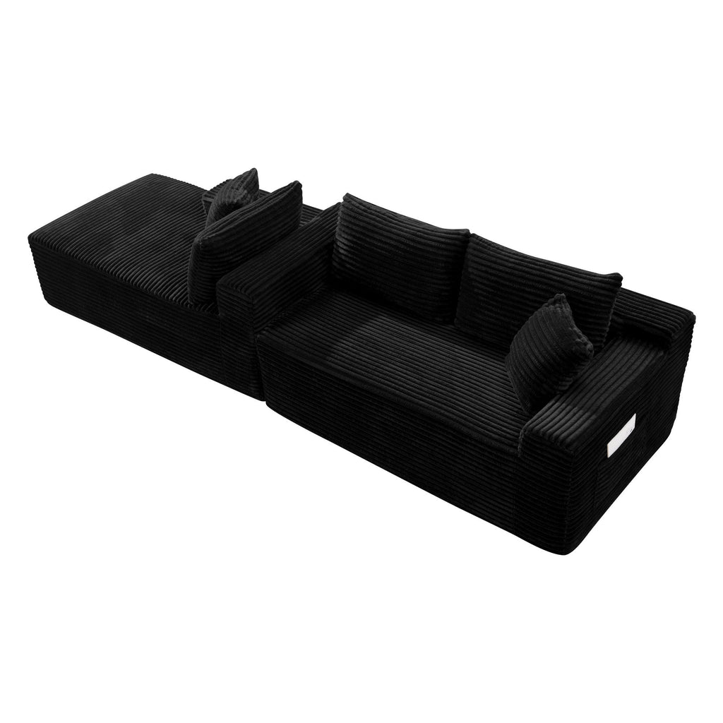 106.3" U-Shaped Cloud Sectional Sofa