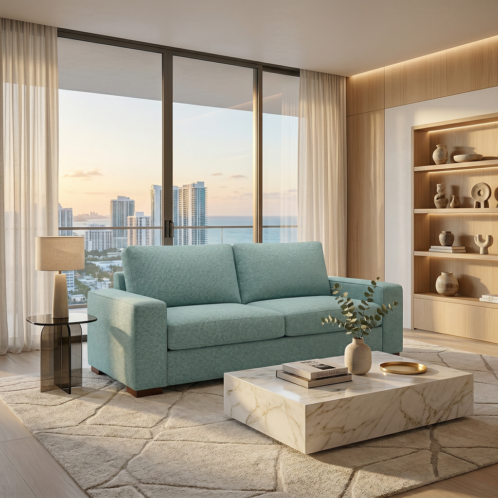 Modena Sofa 2 Arm – Leslie Robins Egg