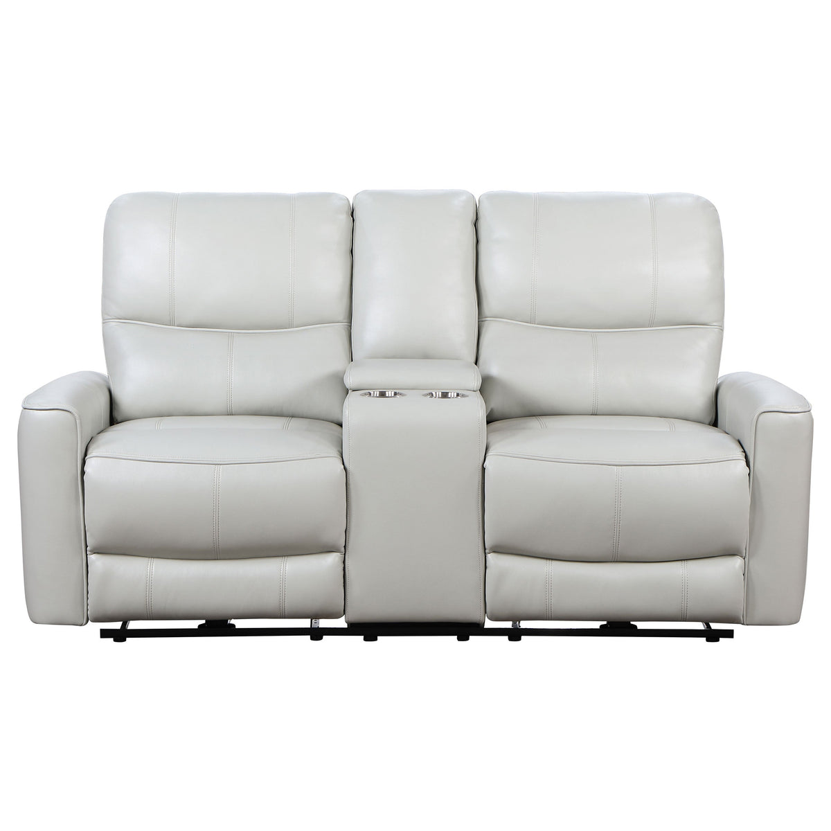 Denson Dove Power Reclining Loveseat
