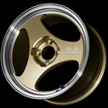 Advan ONI2 15x6.0 / +38 Offset / 4x100 / 63mm Bore / Machining and Champagne Gold YAY5C38ACG