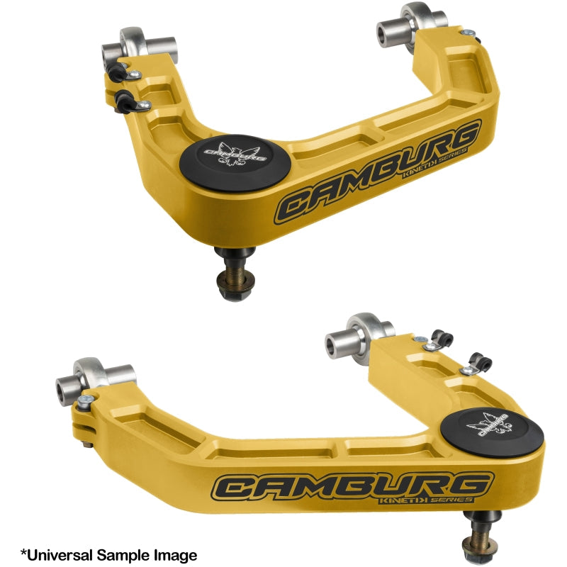 Camburg Chevy/GMC 1500 2WD/4WD 19-23 KINETIK V2 Performance Billet Uniball Upper Arms (Gold) CAM-210099-GLD