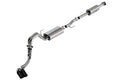 Borla F-150 2021 3.3L CC SB EC STB XL/XLT/Lariat/KR/Plnm/LTD 3/2.25 DSE Cat-Back ATAK Black CHR Tips 140881BC