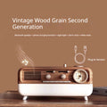 Retro Ambience Light Portable Alarm Clock Speaker