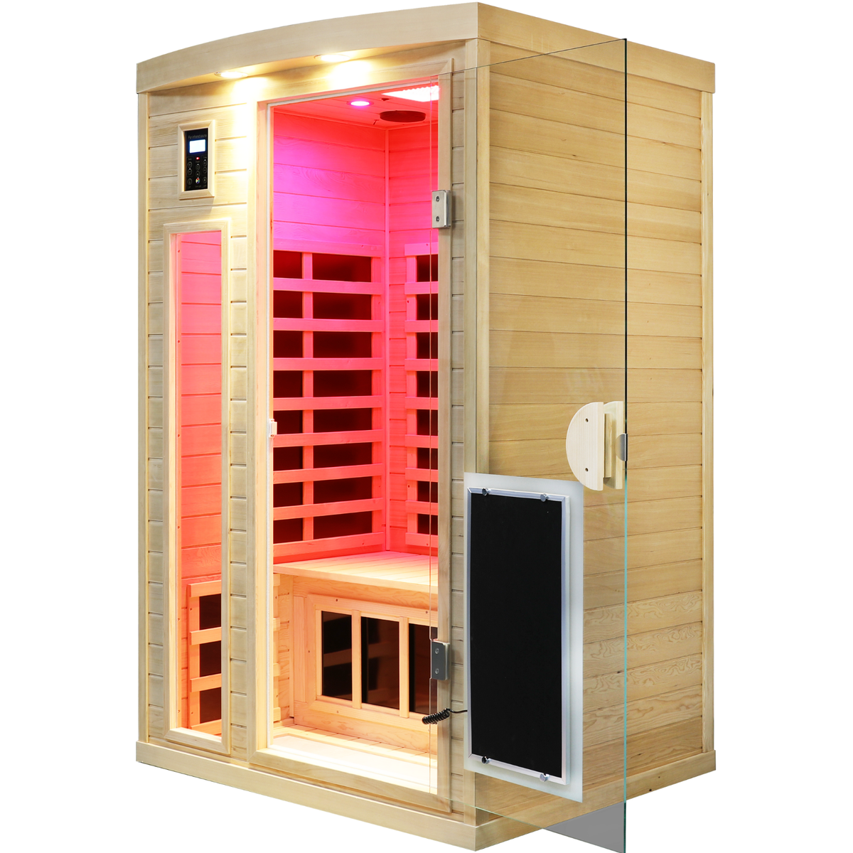 Two-Person Hemlock Far-Infrared Heating Sauna