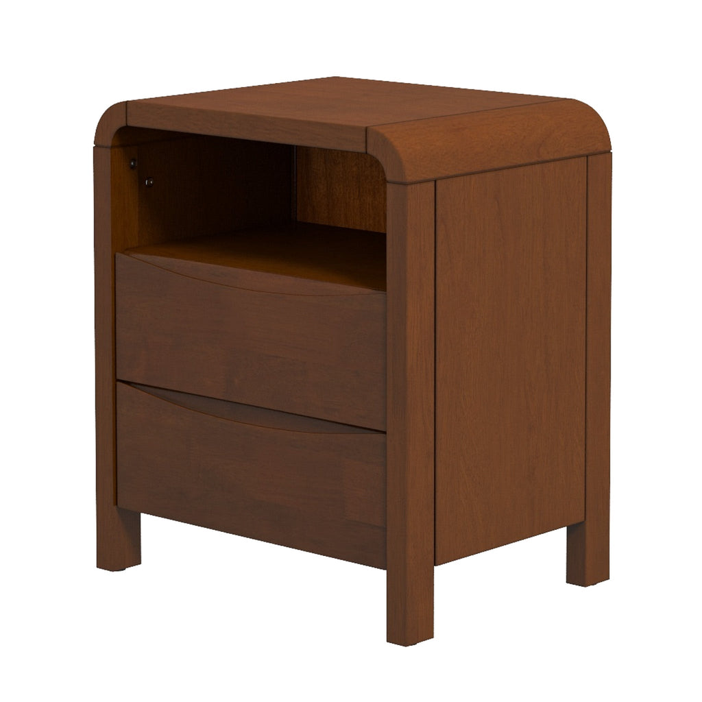 Lionel Mid Century Modern Solid Wood Nightstand