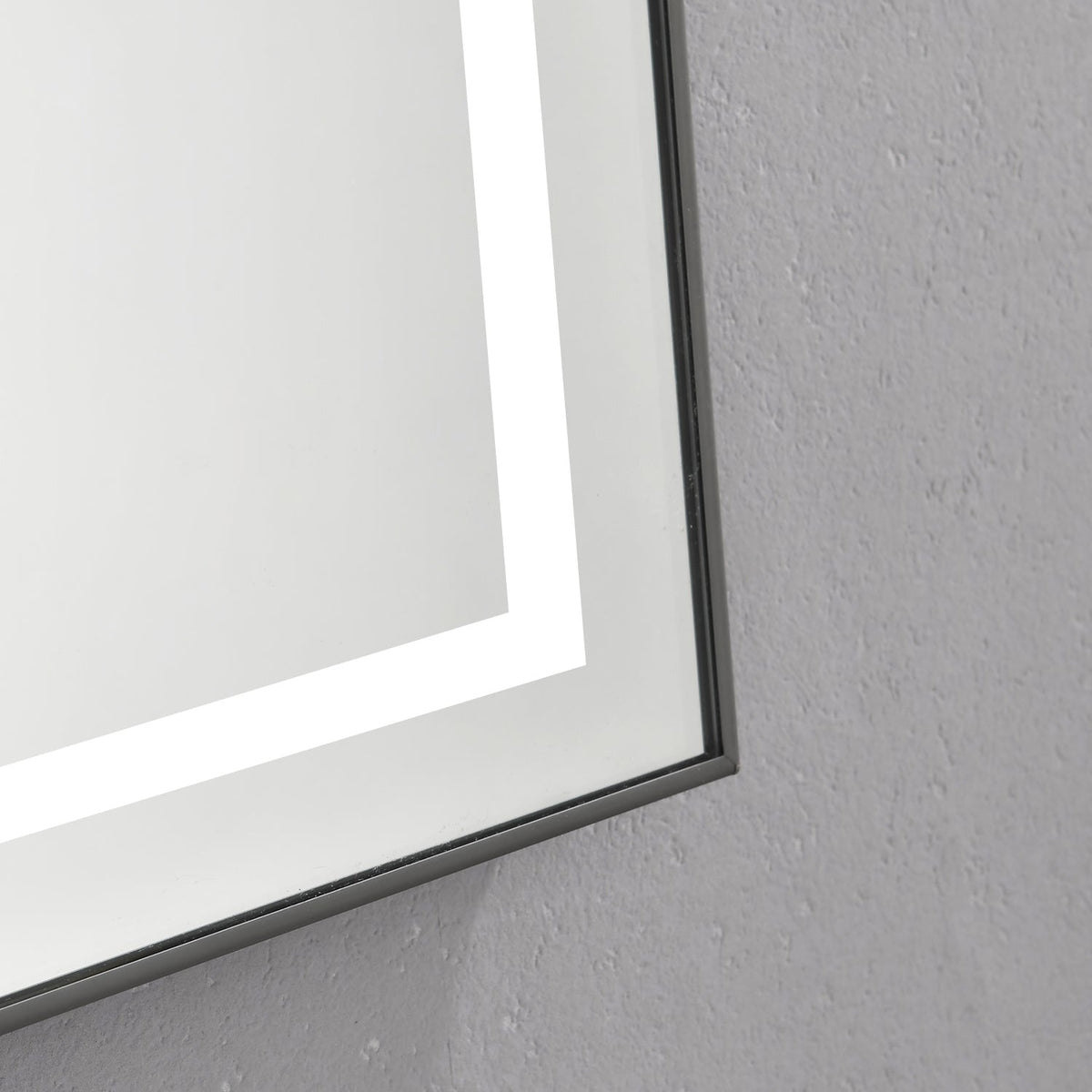 40 x 24 Inch LED Bathroom Mirror with Front and Backlight