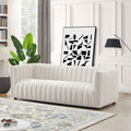 April Mid Century Modern Luxury Tight Back Sofa