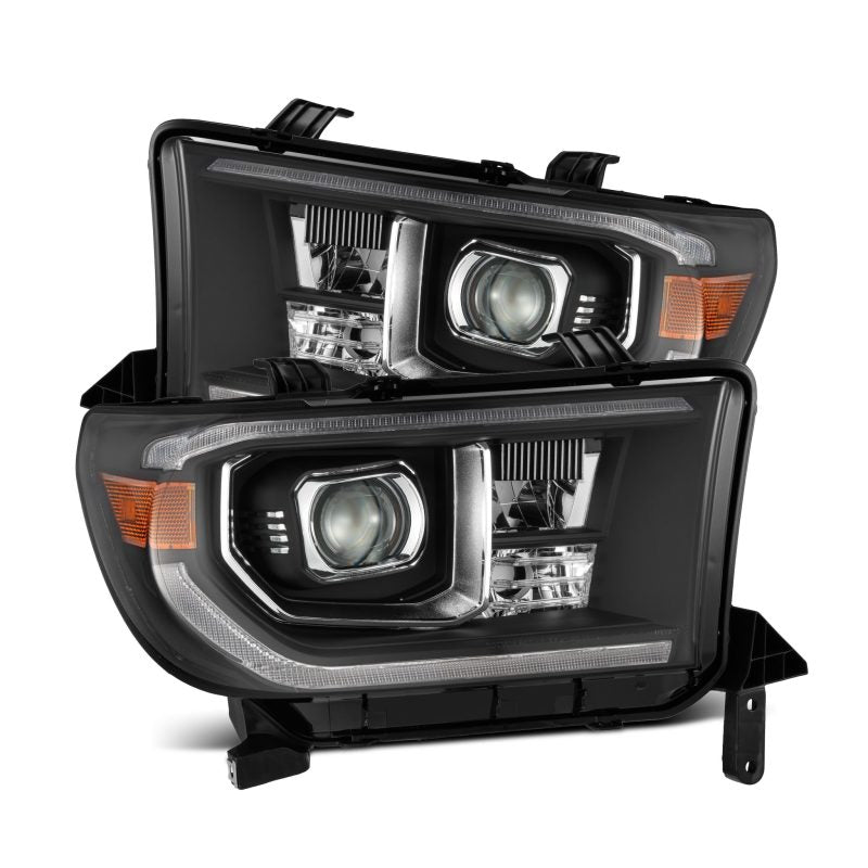 AlphaRex 07-13 Toyota Tundra / 08-17 Sequoia LUXX-Series LED Proj HL Blk w/Actv Lgt Seq. Sig + DRL 880823 *Discontinued