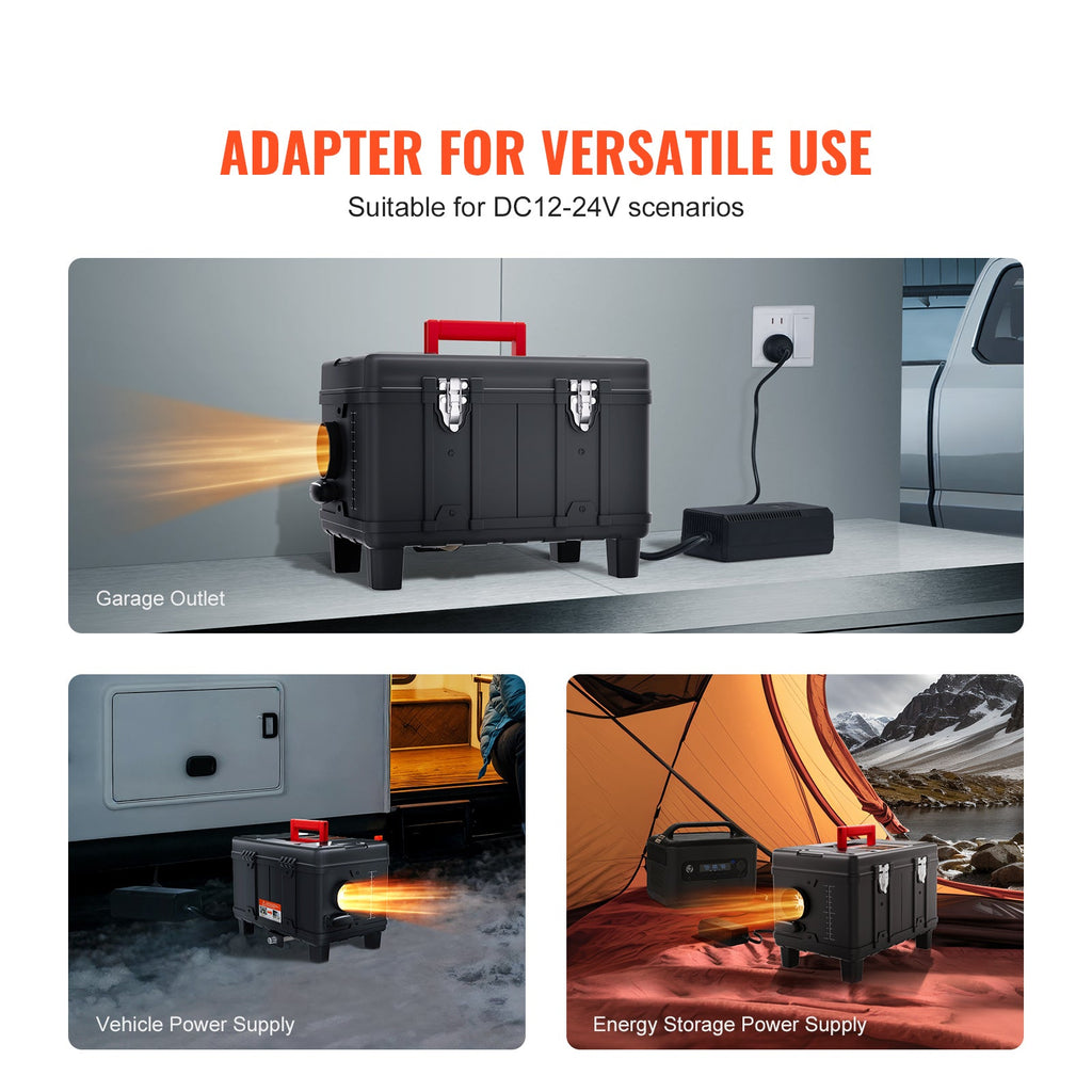Diesel Air Heater 12V/24V 8KW Bluetooth APP Remote Control