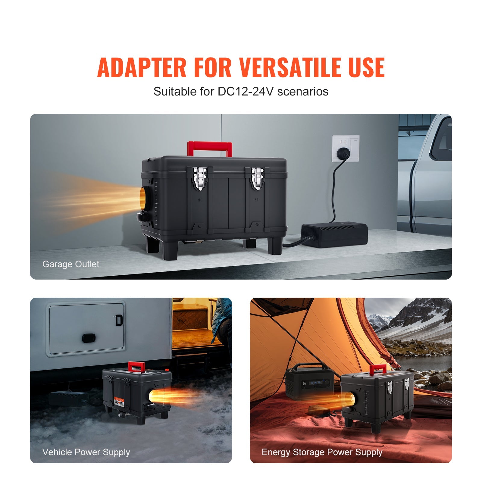 Diesel Air Heater 12V/24V 8KW Bluetooth APP Remote Control