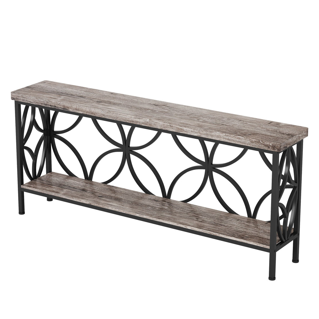 70.9” Extra Long Industrial Console Table