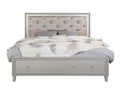 Sliverfluff Synthetic Leather & Champagne Finish CK Bed