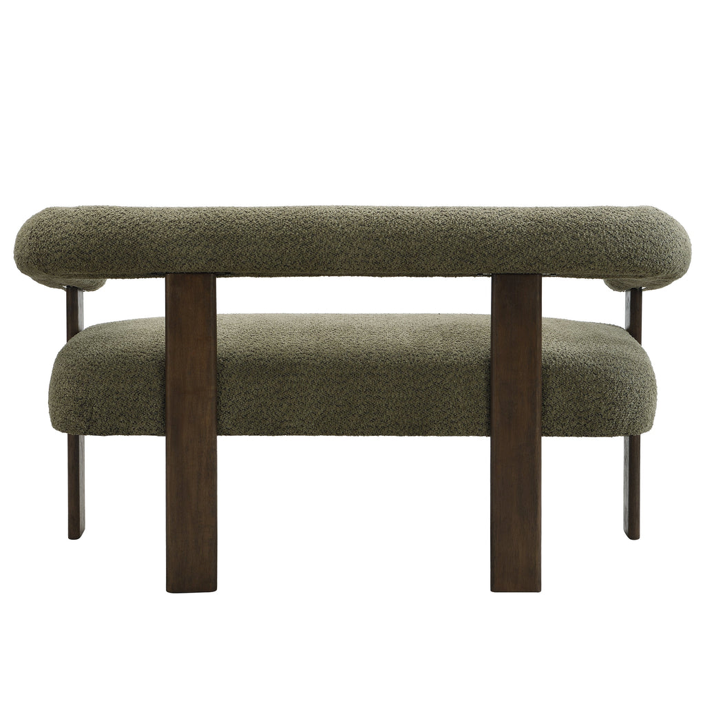 Round Armrest Loveseat