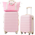Hardshell Luggage Sets 2Pcs + Bag Spinner Suitcase with TSA Lock