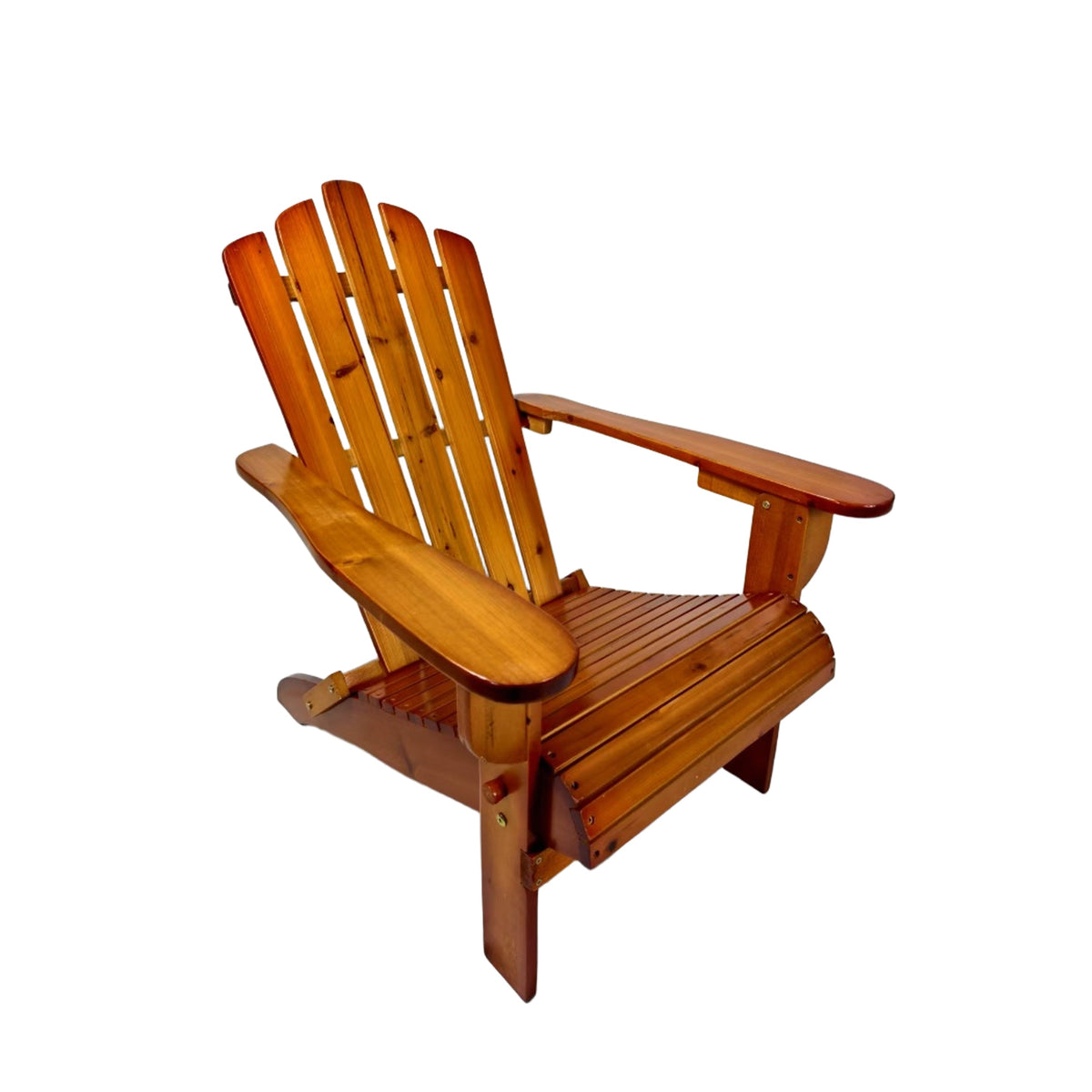 Outdoor or Indoor Wood Adirondack Chair - Foldable