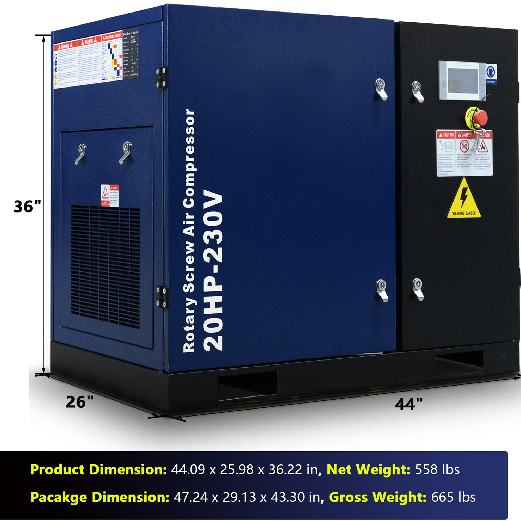 20HP Rotary Screw Air Compressor