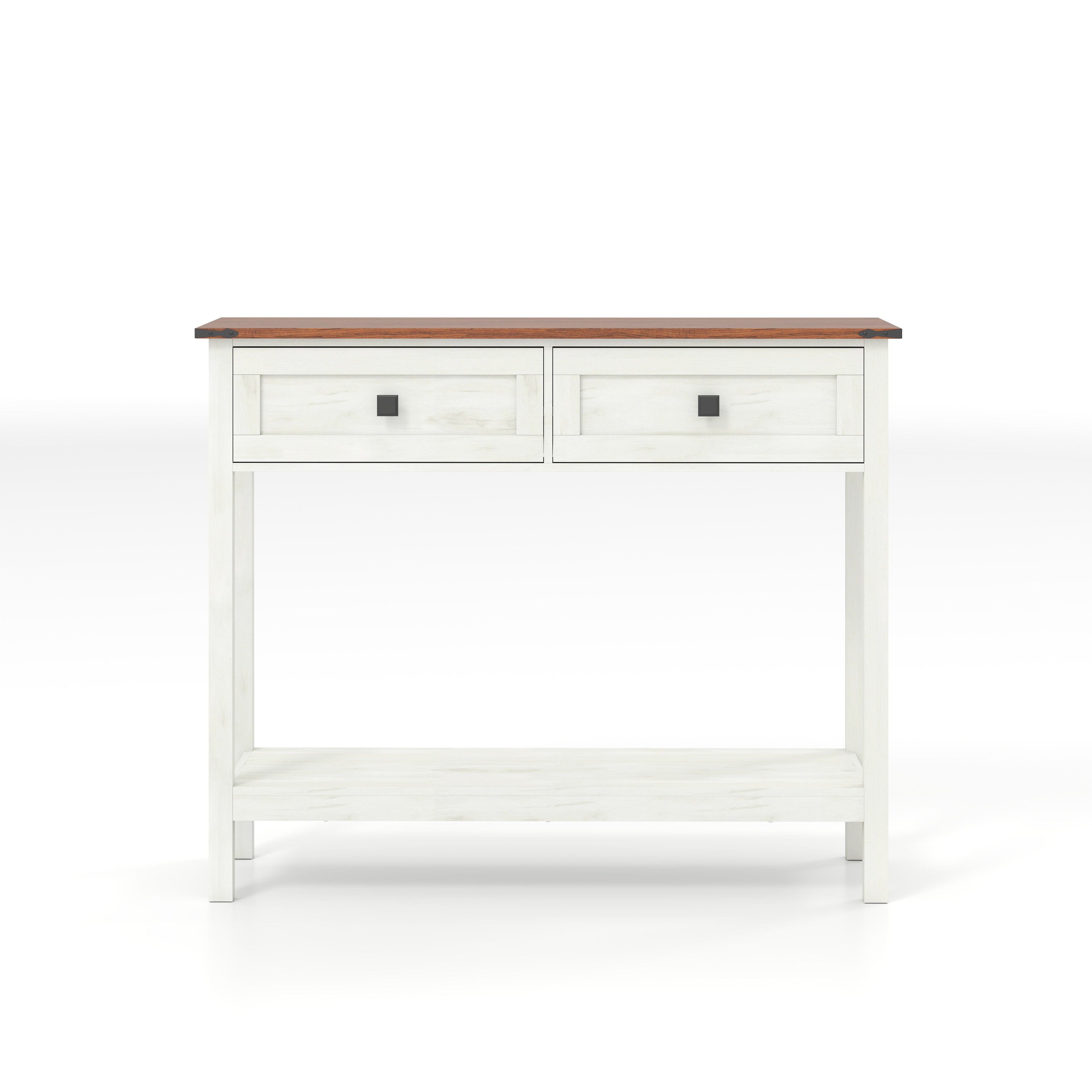 Farmhouse Style Console Table with 2 Drawers