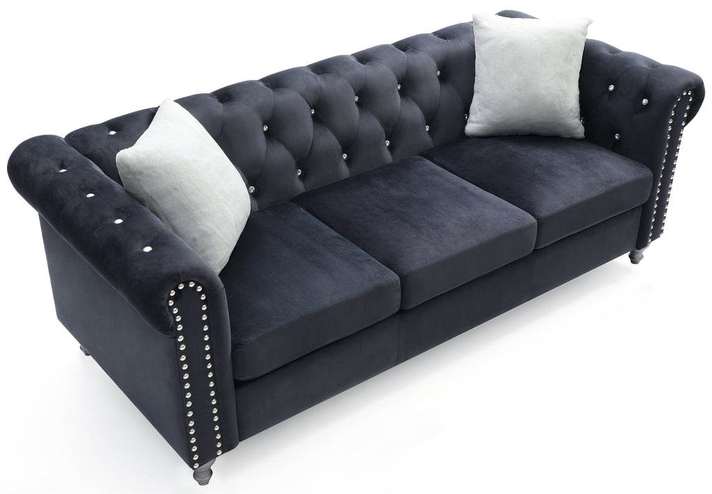 Raisa G863A-S Velvet Sofa