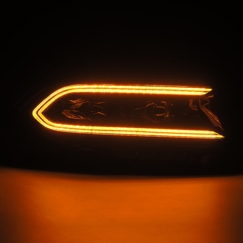 AlphaRex 15-23 Dodge Charger LUXX-Series LED Proj Headlights Black w/Activtn Lgt & Seq.Sig / SB DRL 880599 *Discontinued