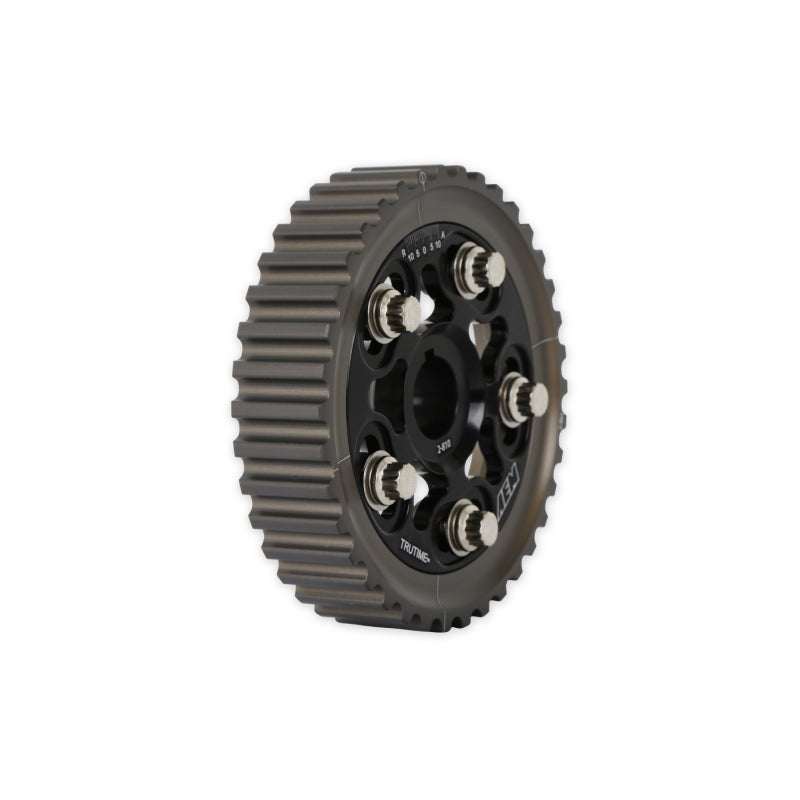 AEM Electronics Tru-Time Cam Gear Black 5-Bolt Honda D15B7 D16A6 & D16Z6