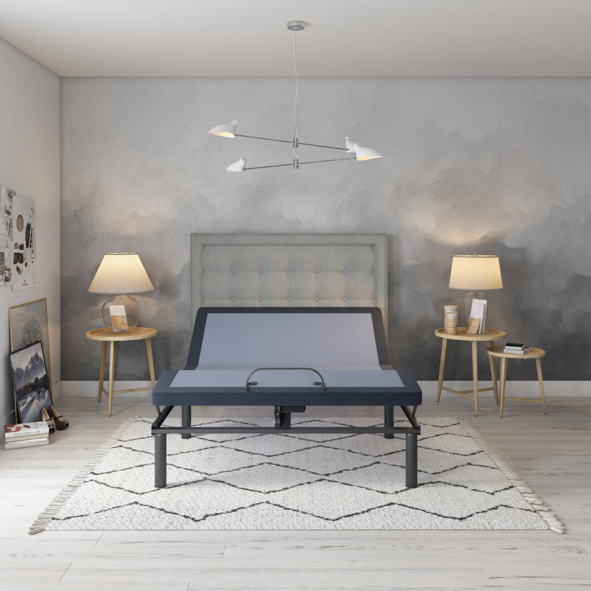 BT3000 Queen Adjustable Bed Base With Head and Foot Position Adjustment