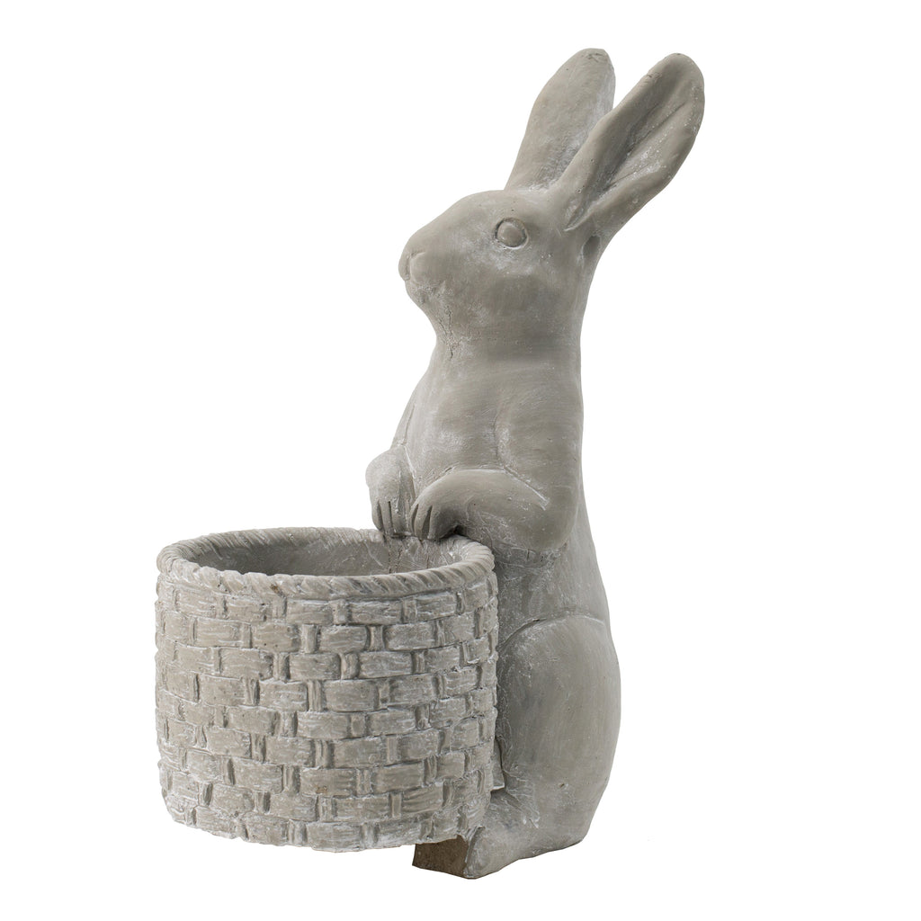 Decorative Standing Rabbit Planter