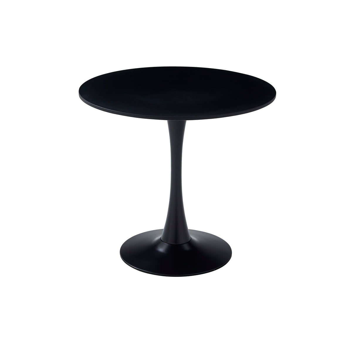 Black Round Dining Table