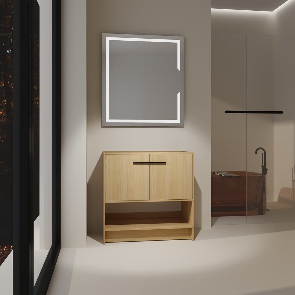 36" Freestanding Bathroom Vanity with 2 Doors