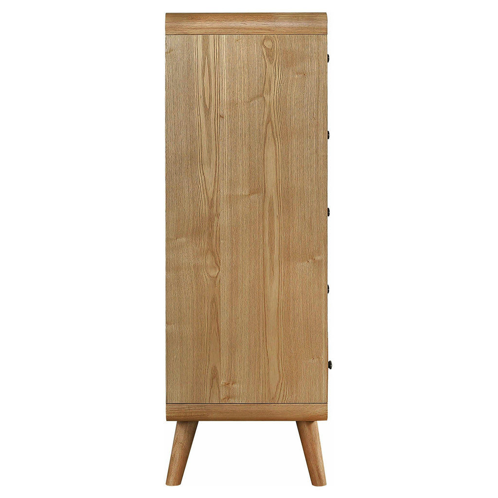 Winston Light Ash 5-Drawer Bedroom Chest of Drawers