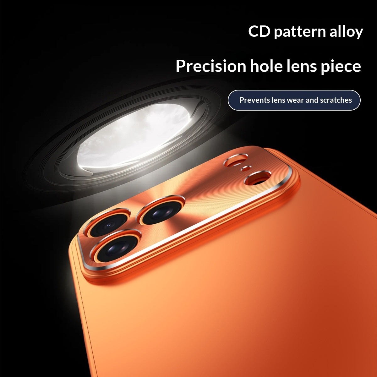 Solid Color Minimalist Metal Anti Drop Phone Case