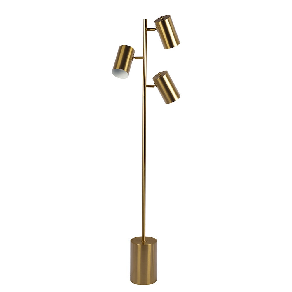 Harmony Brassed Gold Floor Lamp